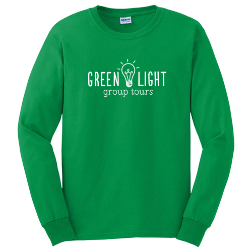 [HIDE] Gildan Ultra Cotton Longsleeve Basic T-Shirt -- Irish Green