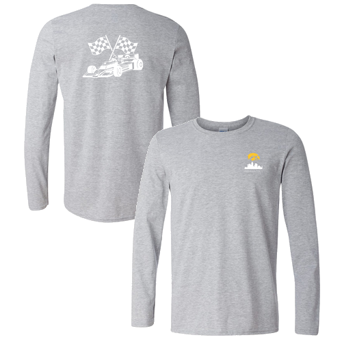 Gildan Softstyle Longsleeve T Shirt -- Sport Grey