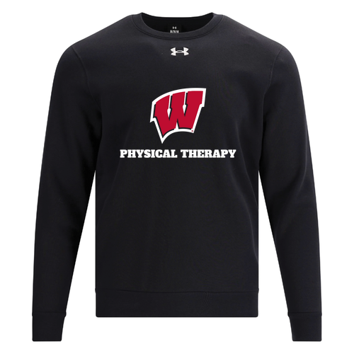 Under Armour Men's Team Icon Fleece Crew -- Black / White