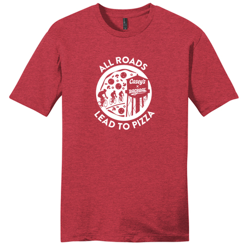 District Threads Very Important Tee -- Heathered Red
