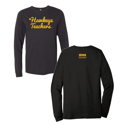 Bella+Canvas Unisex Heather Cvc Long Sleeve Tee- Heathers -- Black Heather