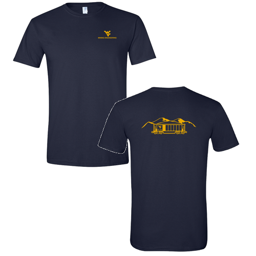 Screen Printed Gildan SoftStyle T-Shirt -- Navy