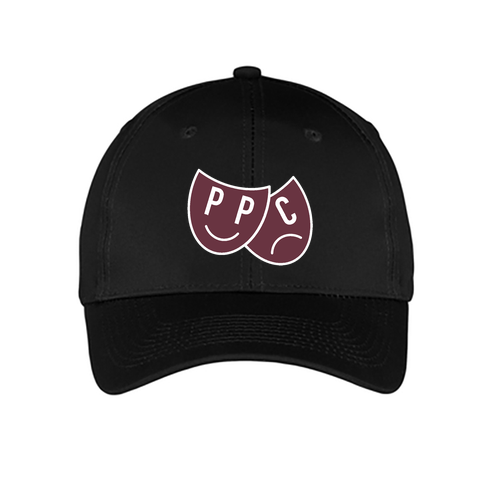 Port and Company 6-panel Twill Hat -- Black