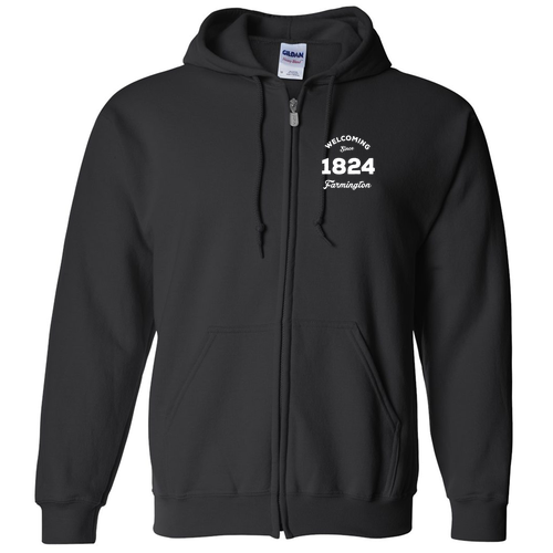 Welcoming Since 1824 Full Zip Sweatshirt