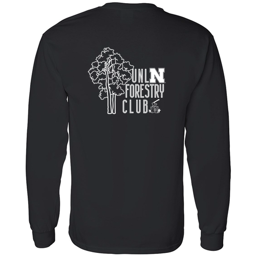 Forestry Club Long Sleeve Tee -- Black