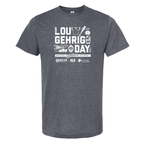 Tultex Unisex Ultra Blend Tee -- Heather Navy