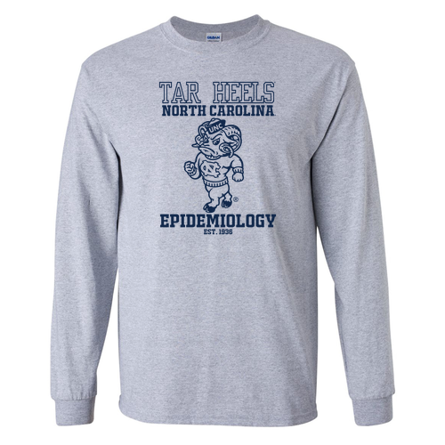 Gildan Ultra Cotton Longsleeve Basic T-Shirt -- Sport Grey -- Rameses