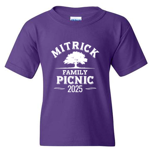 Gildan Heavy Cotton Basic Youth T-Shirt -- Purple