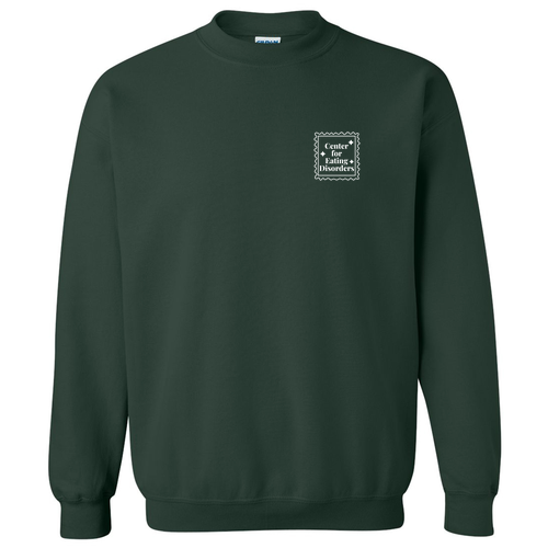 Gildan Heavy Blend Crew Neck Sweatshirt -- Forest Green