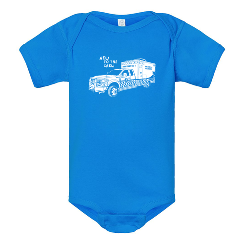 Rabbit Skins Lap Shoulder Onesie Infant -- Cobalt