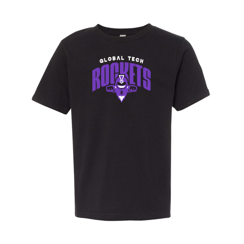 Youth Next Level Apparel Short Sleeve Crew Tee -- Black