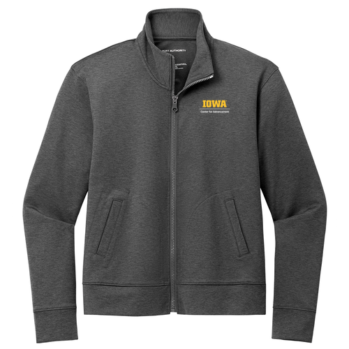 Embroidered UICA Port Authority Women's C-FREE Double Knit Full-Zip -- Grey Steel Heather