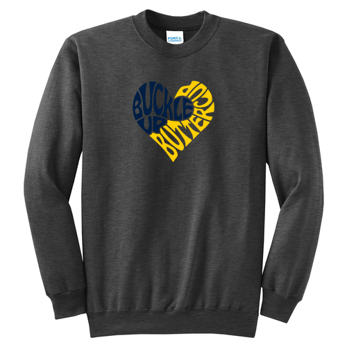 Port and Company Classic Crewneck Sweatshirt -- Dark Heather Grey