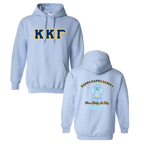 Gildan Heavy Blend Hooded Sweatshirt -- Light Blue