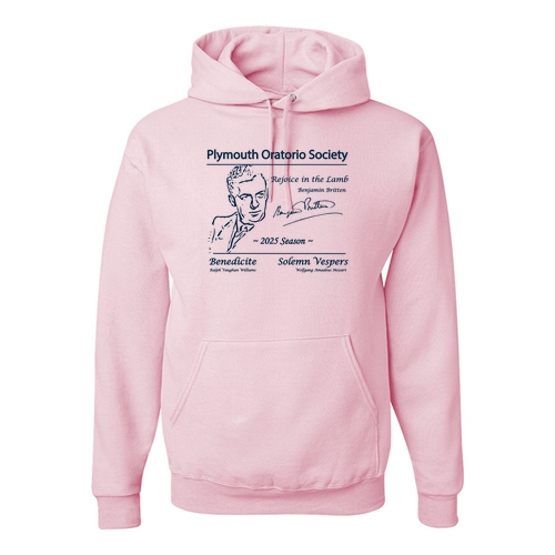 Jerzees 8 oz 50/50 Nublend Adult Hooded Sweatshirt -- Classic Pink