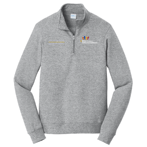 Port & Company Fan Favorite Fleece Quarter Zip -- Athletic Heather