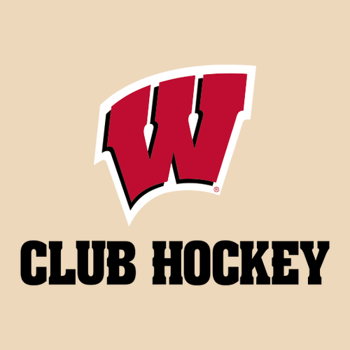 UW Club Hockey Canvas Tote -- Natural / Red