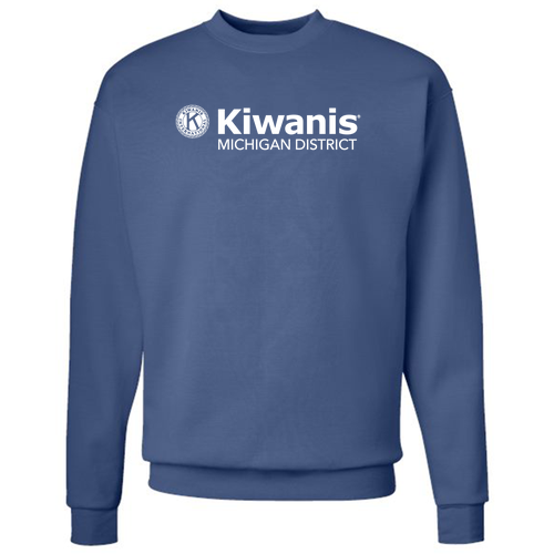 Hanes EcoSmart Crewneck Sweatshirt -- Denim Blue