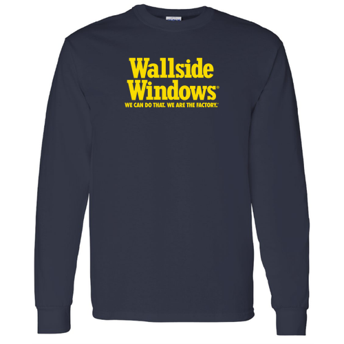 Gildan Heavy Cotton Longsleeve Basic T-Shirt -- Navy