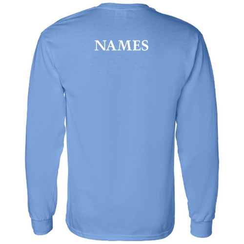 Gildan Heavy Cotton Longsleeve Basic T-Shirt -- Carolina Blue