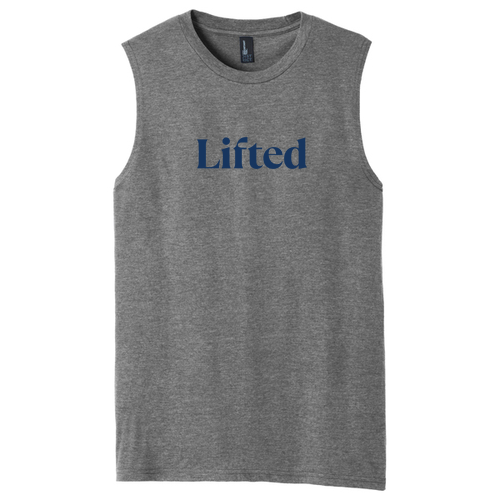District V.I.T. Muscle Tank -- Grey Frost