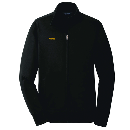 Sport Tek Ladies Sport Wick Fleece Full Zip Jacket -- Black