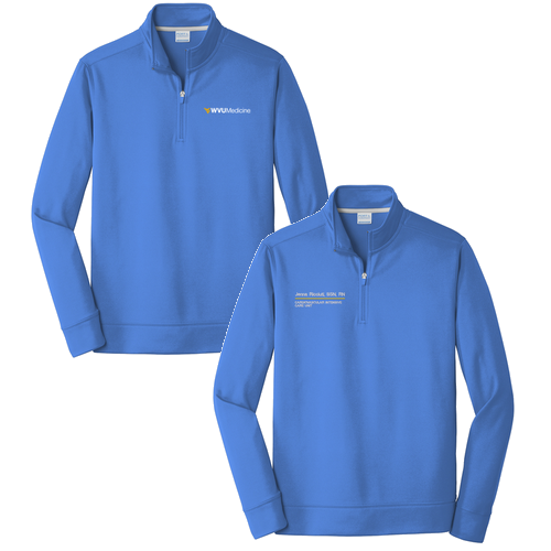 Port & Company Performance Fleece 1/4-Zip Pullover Sweatshirt -- Royal