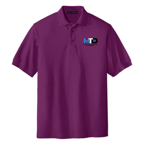 Port Authority Silk Touch Sport Shirt -- Deep Berry