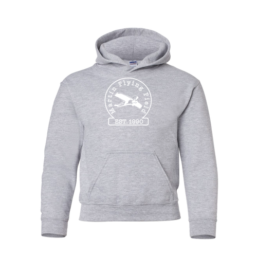 Gildan Heavy Blend YOUTH Hoodie -- Sport Grey