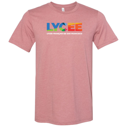 Youth Bella Canvas Heather CVC Short Sleeve Tee -- Heather Mauve