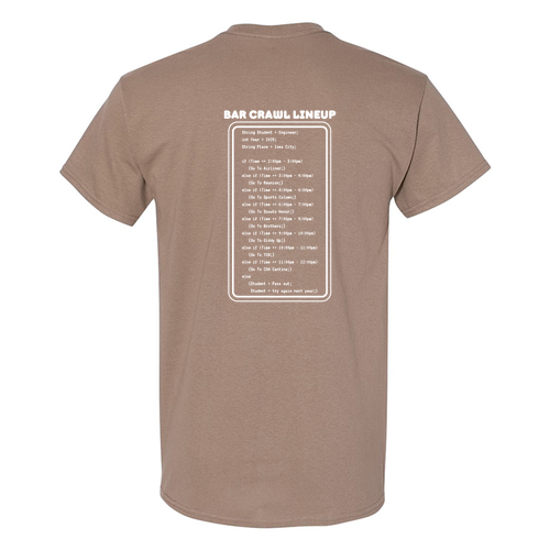 Gildan Heavy Cotton Basic T-Shirt -- Brown Savana