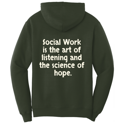 Port and Company Core Fleece Pullover Hooded Sweatshirt -- Olive