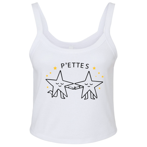 Bella+Canvas White Women's Spaghetti Strap Tank