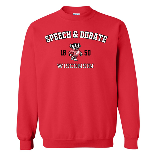 Gildan Heavy Blend Crew Neck Sweatshirt -- Red