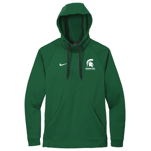Nike Therma-Fit Pullover Fleece Hoodie -- Team Dark Green