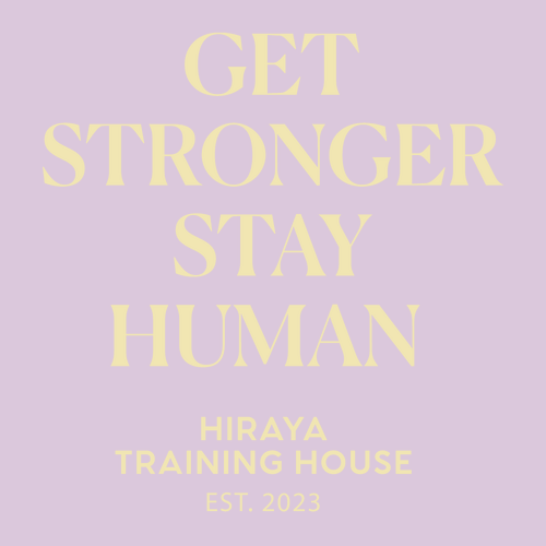 Get Stronger, Stay Human Women's Crop Tee -- Orchid