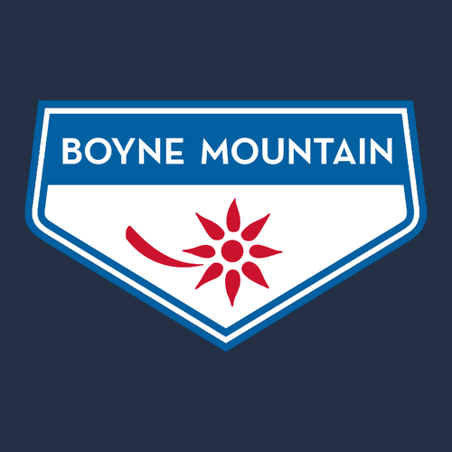 Boyne Mountain Logo 2 Full Color -- Crewneck Sweatshirt Navy