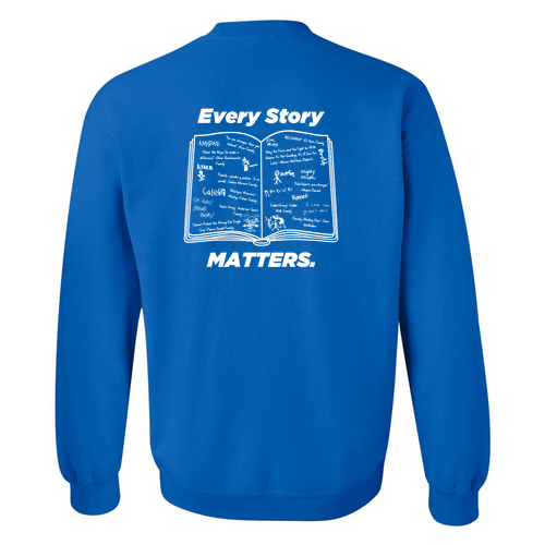 Gildan Heavy Blend Crew Neck Sweatshirt -- Royal