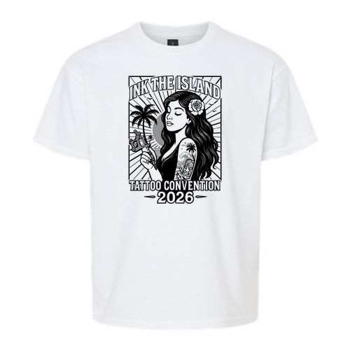 Blackwork Youth T-Shirt -- White