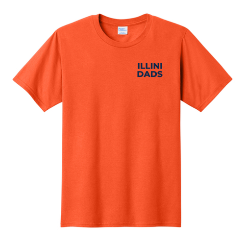 Illini Dads Short Sleeve Tee -- Orange