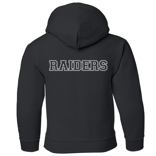 Gildan Heavy Blend Youth Hooded Sweatshirt -- Black