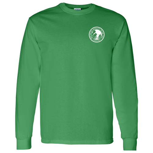Gildan Heavy Cotton Longsleeve Basic T-Shirt -- Irish Green