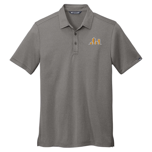 TravisMathew Coto Performance Polo -- Quiet Shade Grey Heather