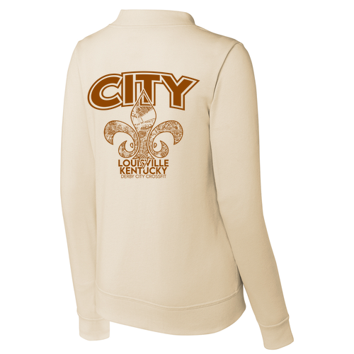 Sport-Tek Ladies Lightweight French Terry Bomber -- Ecru