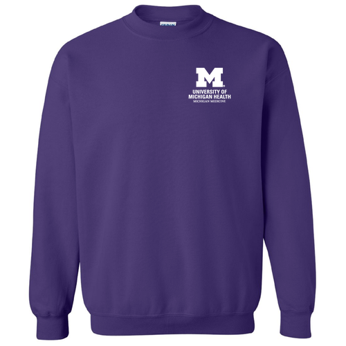 Mens/Unisex Gildan Heavy Blend Crew Neck Sweatshirt -- Purple