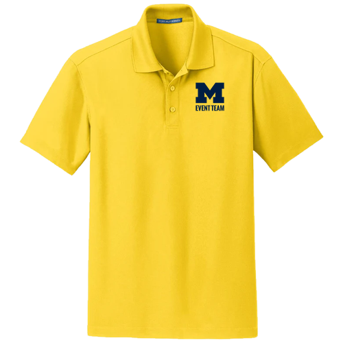 Port Authority Dry Zone Grid Polo -- Yellow, RESPONSE TEAM & WDS ETMS ONLY