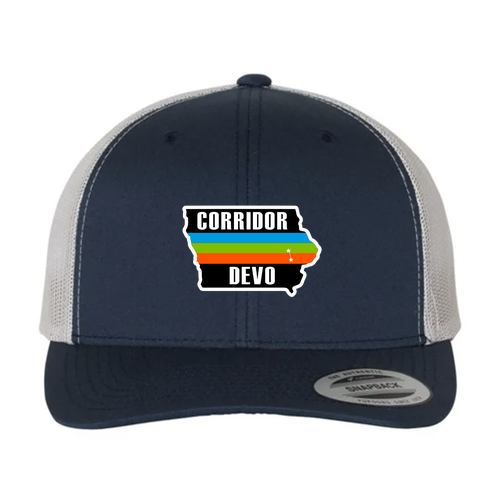 Yupoong Retro Trucker -- Navy / Silver