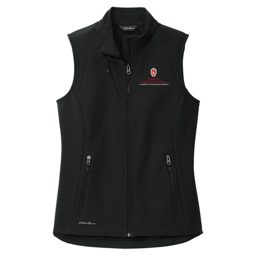 Eddie Bauer Ladies Stretch Soft Shell Vest -- Deep Black