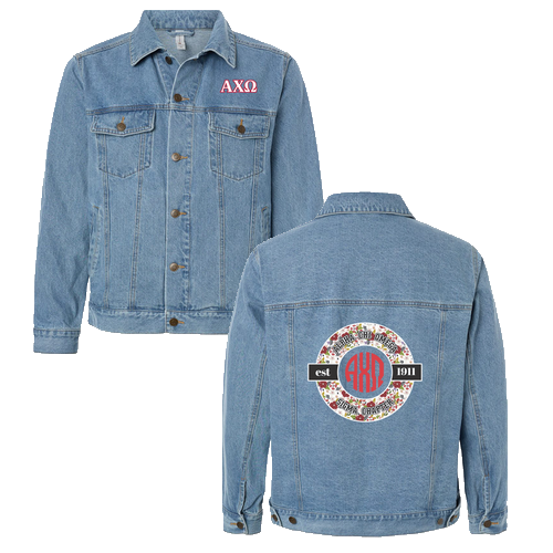 Harriton Unisex Cooper Denim Jacket -- Light Denim