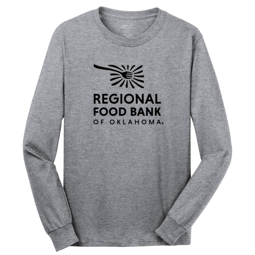 Port and Company Long Sleeve T Shirt -- Athletic Heather
